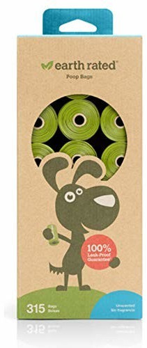 Earth Rated Sachets pour déjections canines 315 pcs Earth Rated Sachets pour déjections canines 315 pcs