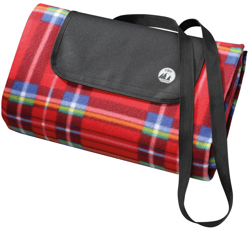 Cilio Beach 200x200 cm Checkered Red