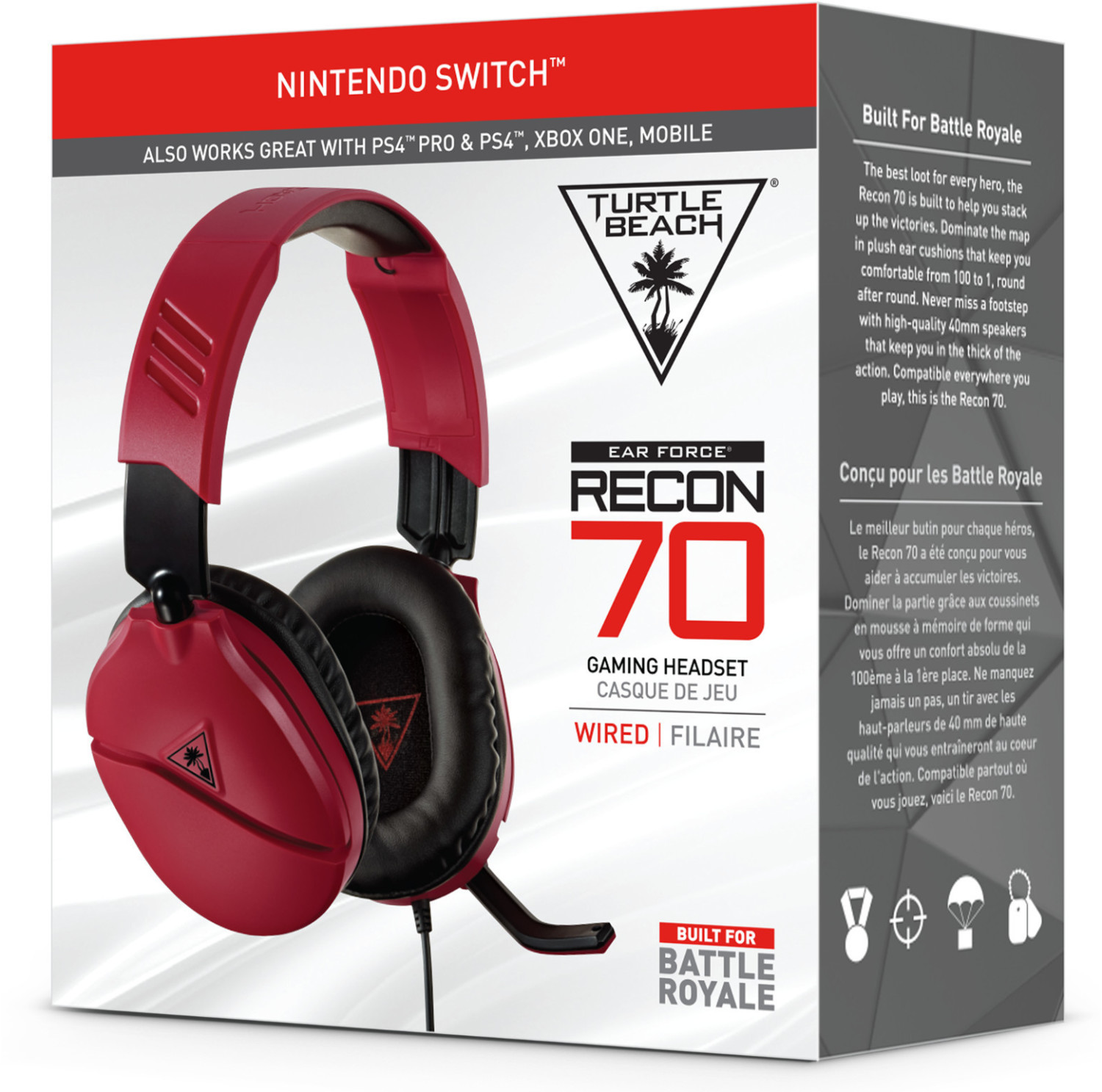 Buy Turtle Beach Recon 70 Nintendo Switch Midnight Red from 25.54
