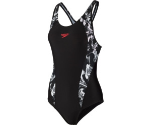 speedo black and white swimsuit