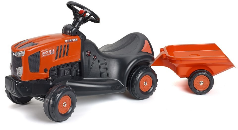 Falk Porteur tracteur Kubota M7151 avec remorque (3060B)