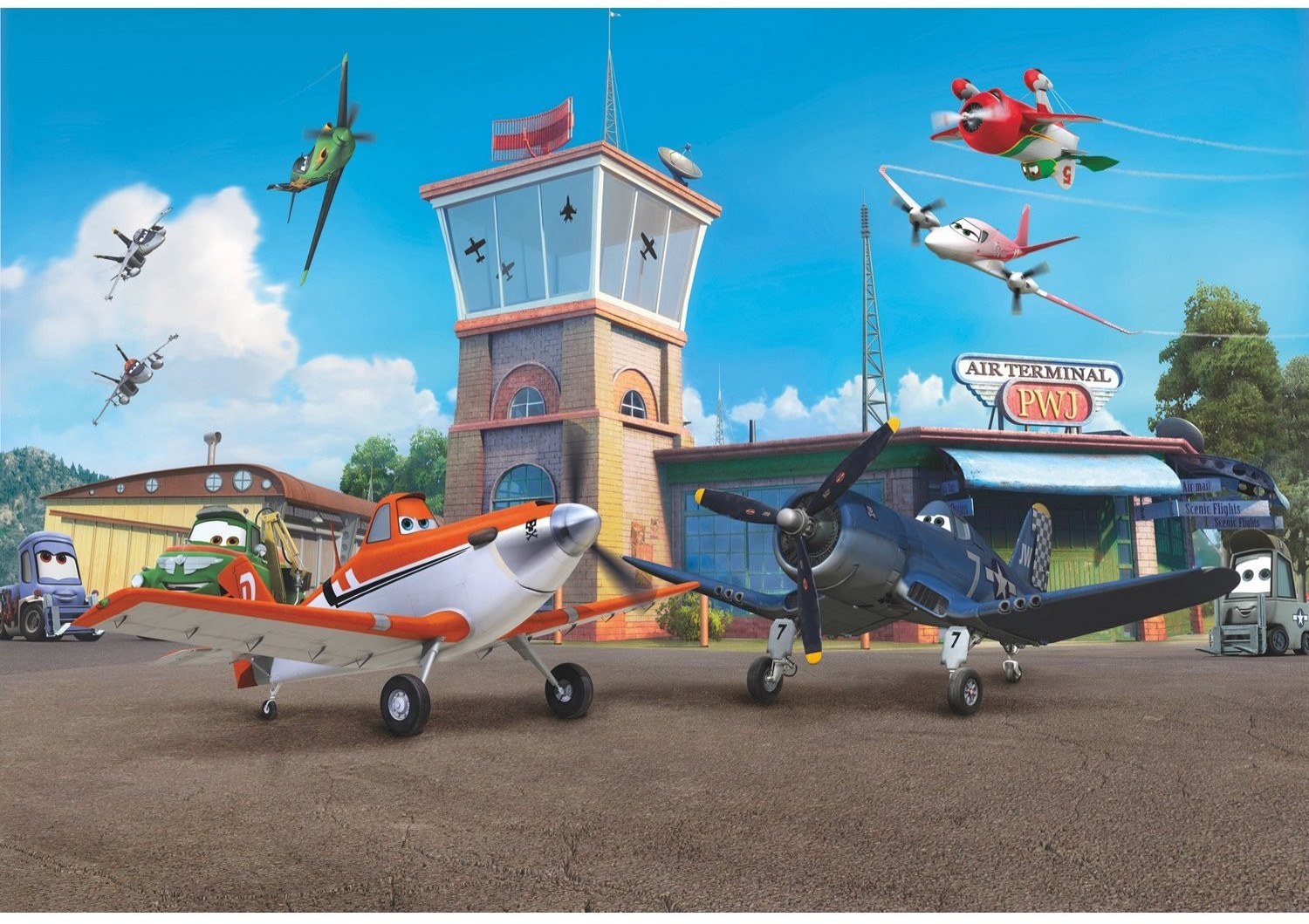 Komar Disney Edition 3 Planes Terminal 368 x 254 cm