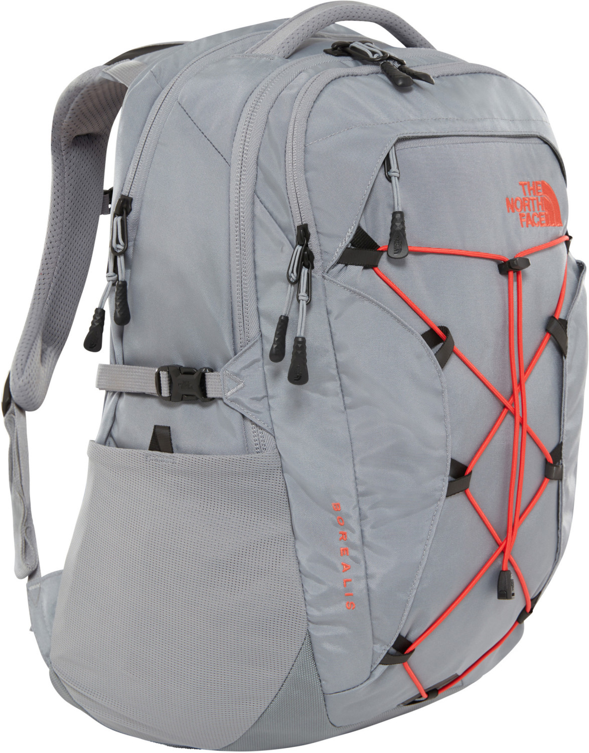 The North Face Women's Borealis mid grey/juicy red (3KV4)