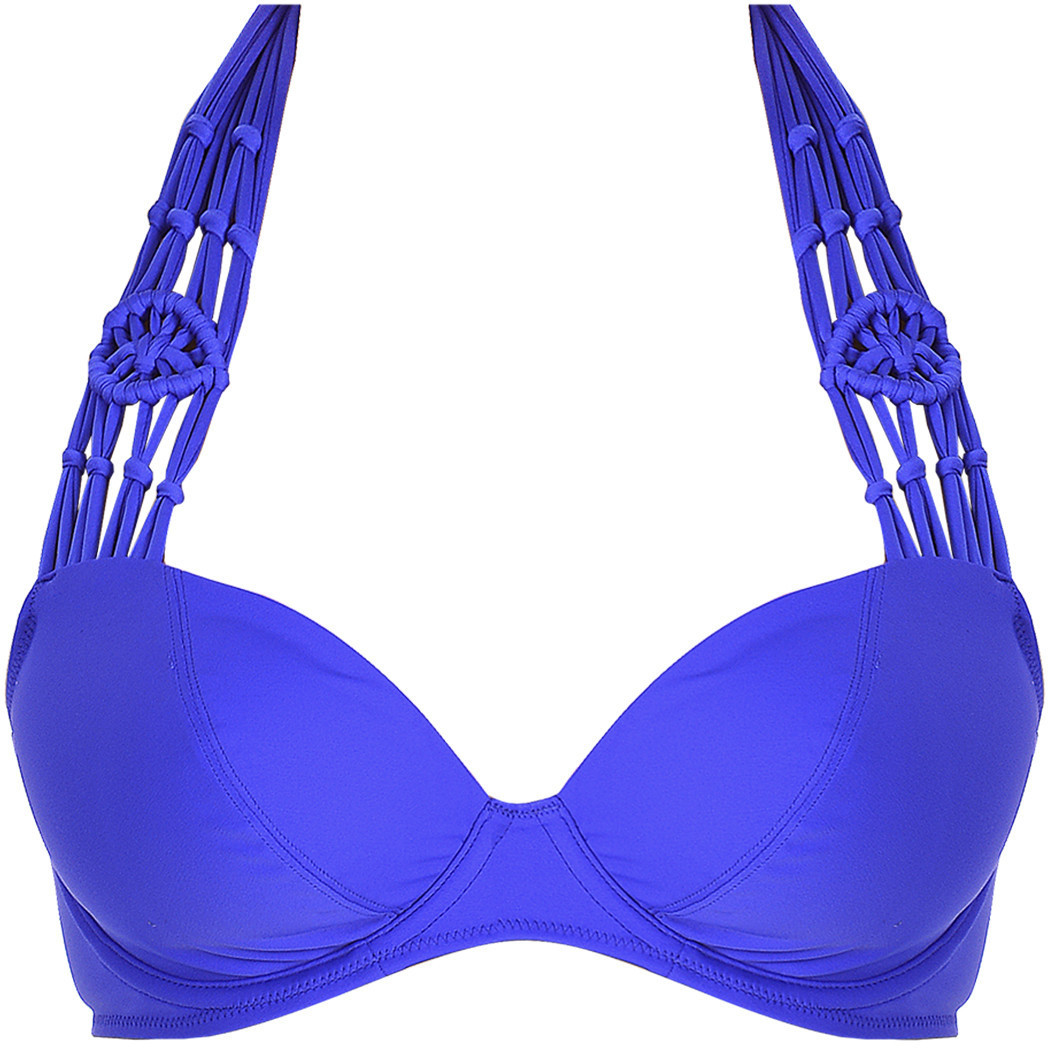 Freya Macrame Neckholder Bikini Top kolbalt