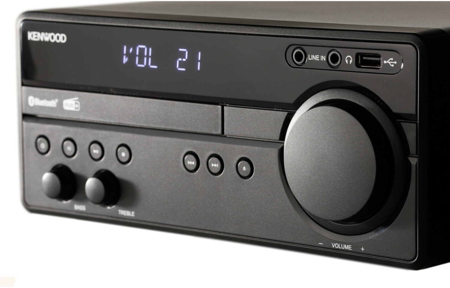 Kenwood M-7000S-B - Microcadena Color Negro, con Bluetooth, USB, CD y en  Radio Dab +