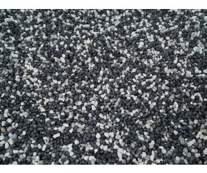 Steinfolie 0,60 x 6,0 m Granit Grau für Teichfolie Bachlauf mit Natursteine 