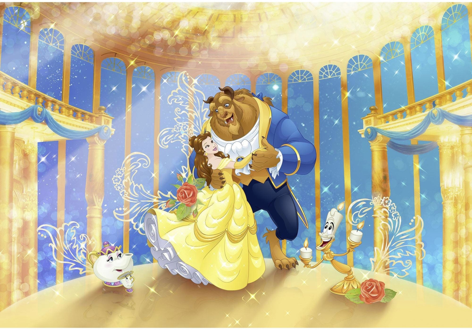 Komar Disney Beauty and the Beast 368 x 254 cm