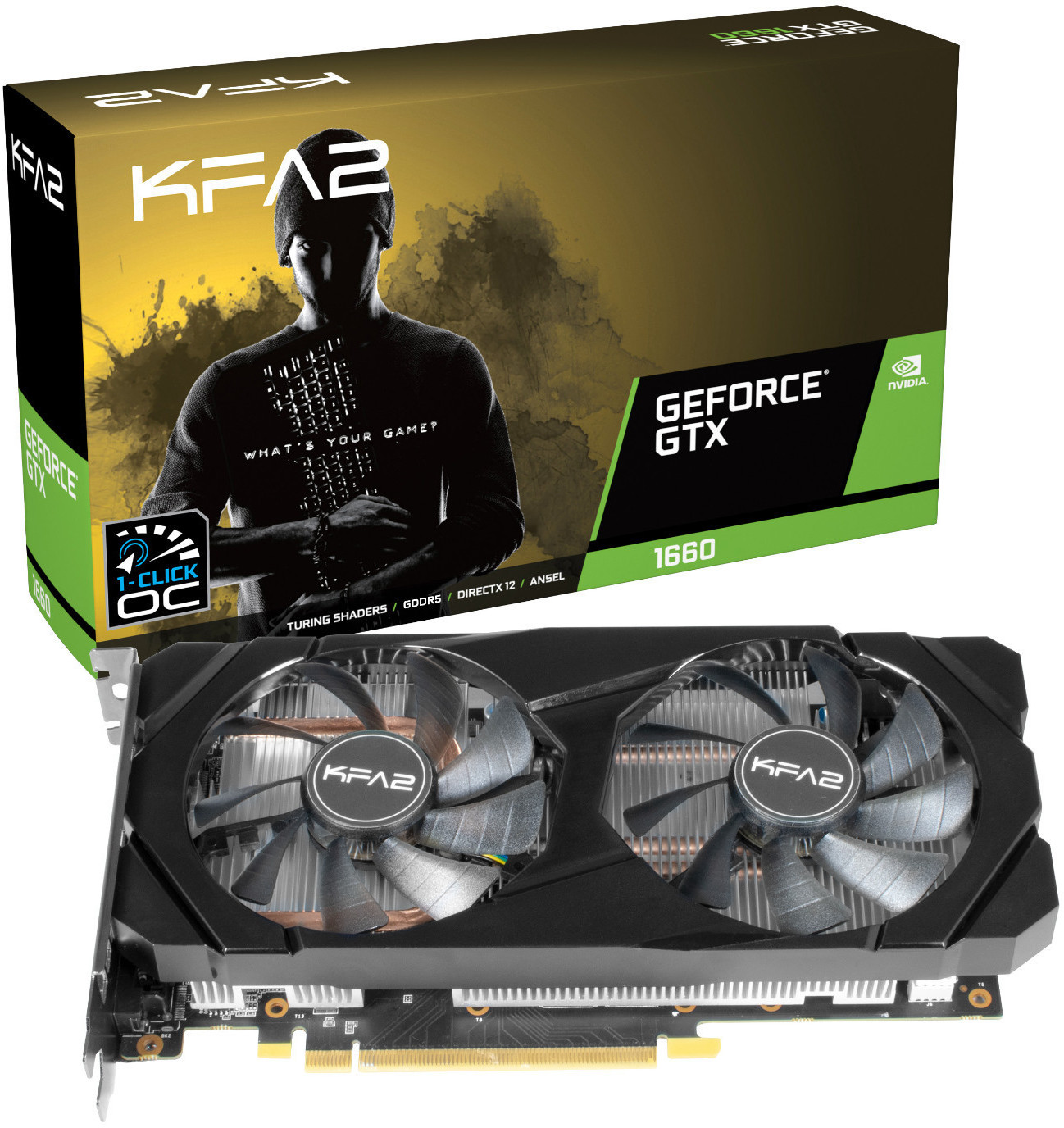 Galaxy GeForce GTX 1660 OC 6 Go GDDR5