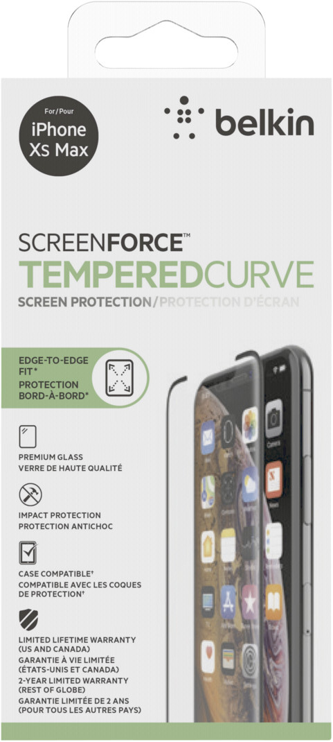 Belkin TemperedCurve (iPhone Xs Max)