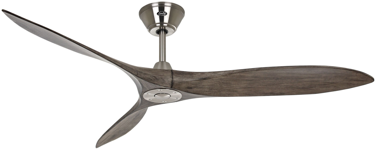CasaFan ECO AIRSCREW 152 Satin Chrome / Grey Washed
