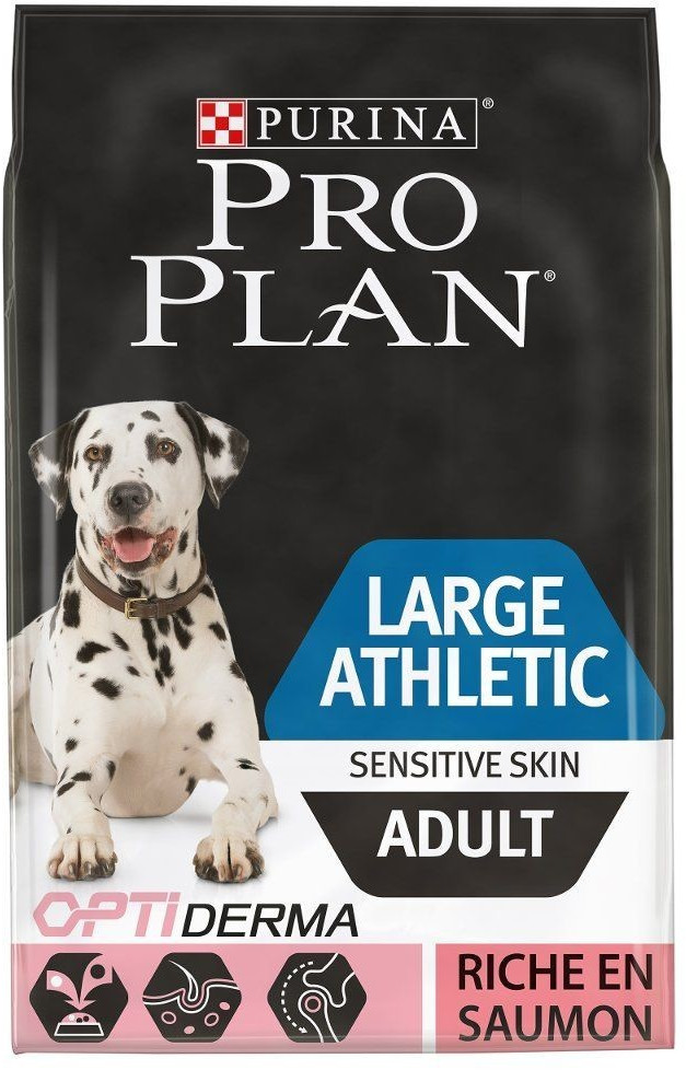 Purina OptiDerma Large Athletic Adult Sensitive skin saumon