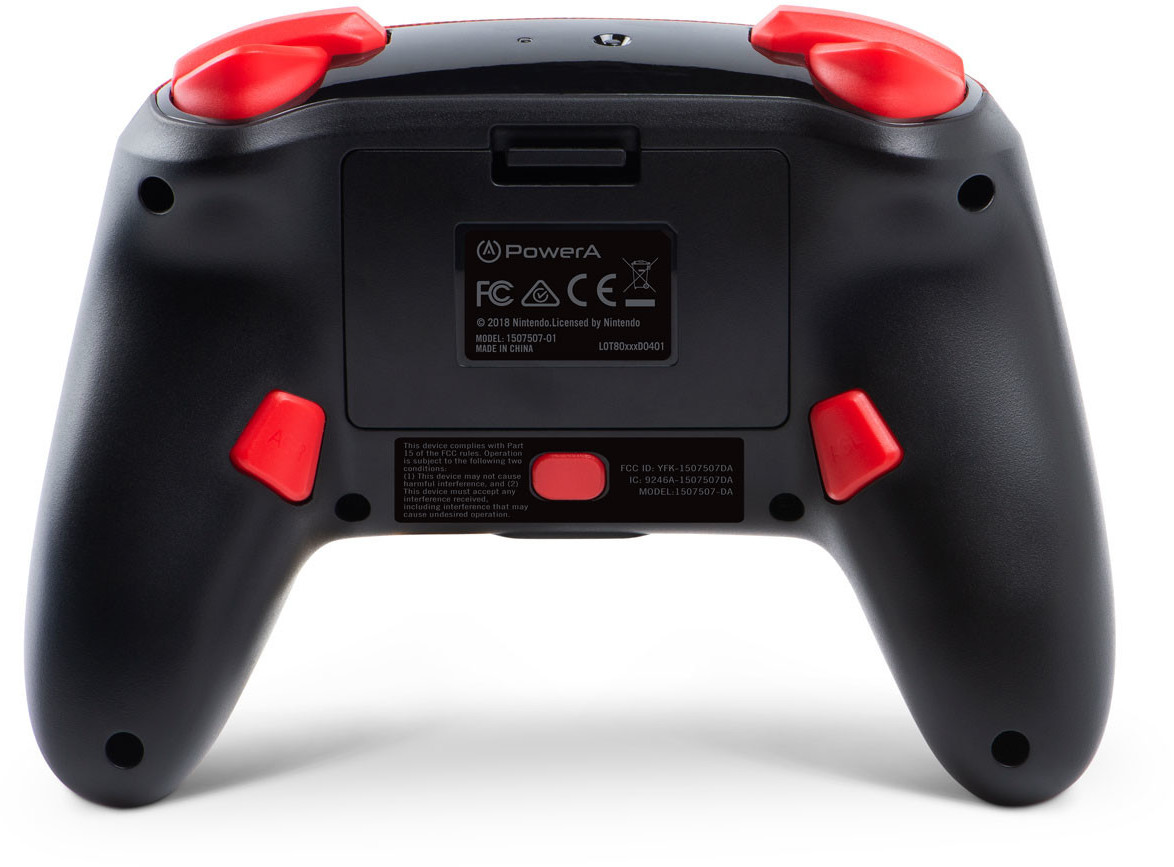 PowerA Nintendo Switch sans fil Améliorée (Super Mario Mario Silhouette)