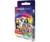 POLAROID folien premium zink papier 2x3" für SNAP/ZIP pack 20 KANTEN BUNT 