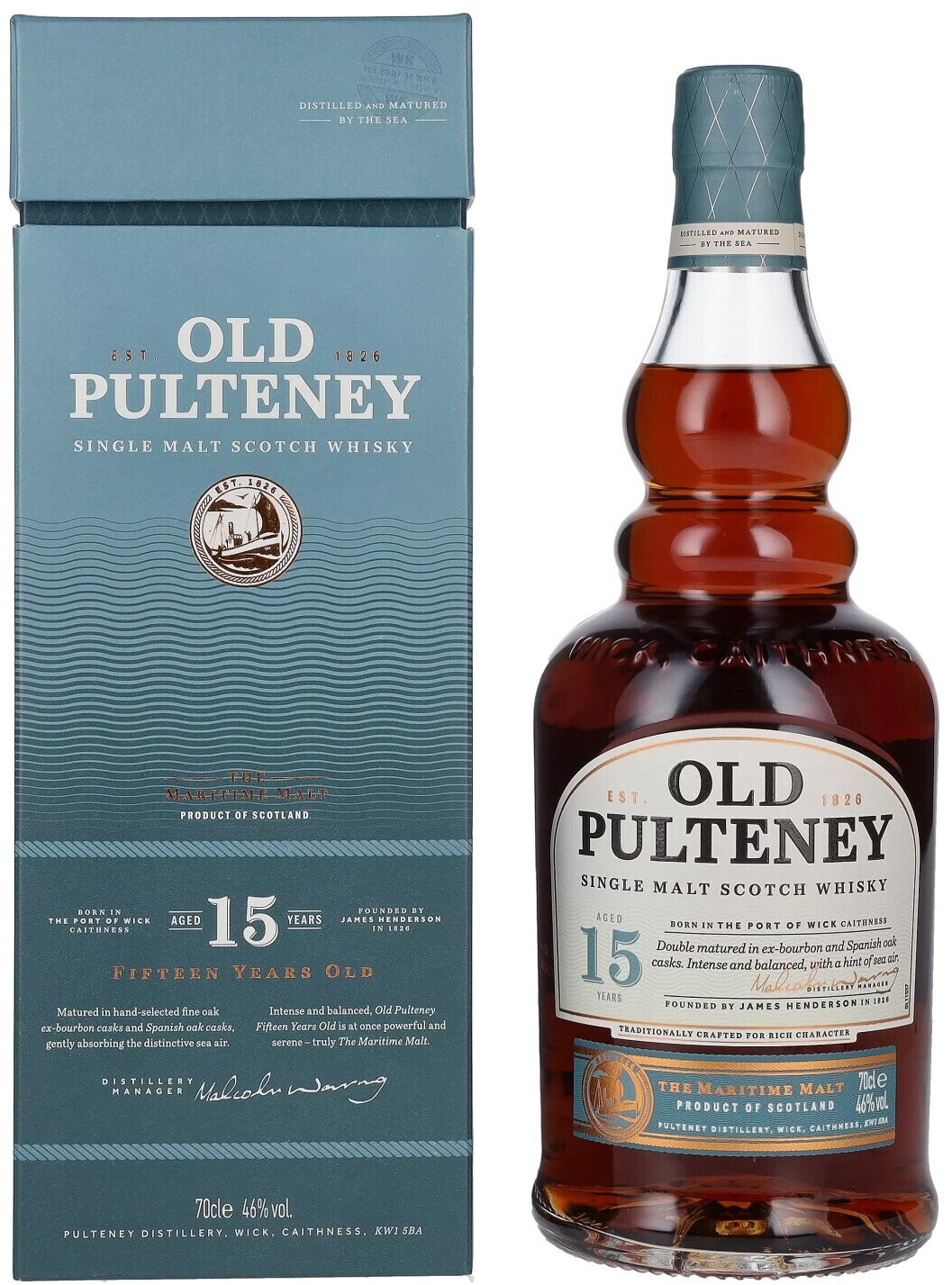 Old Pulteney 15 Years 0,7l 46%