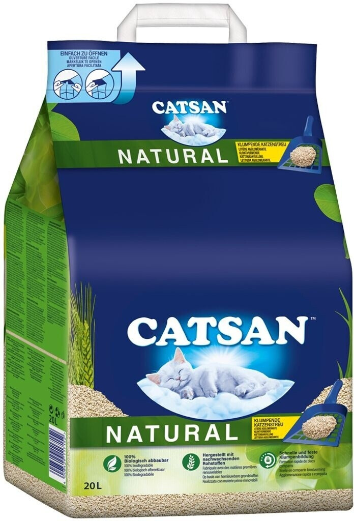 CATSAN Natural Clumping Cat Litter 20l desde 45,89 € Compara precios