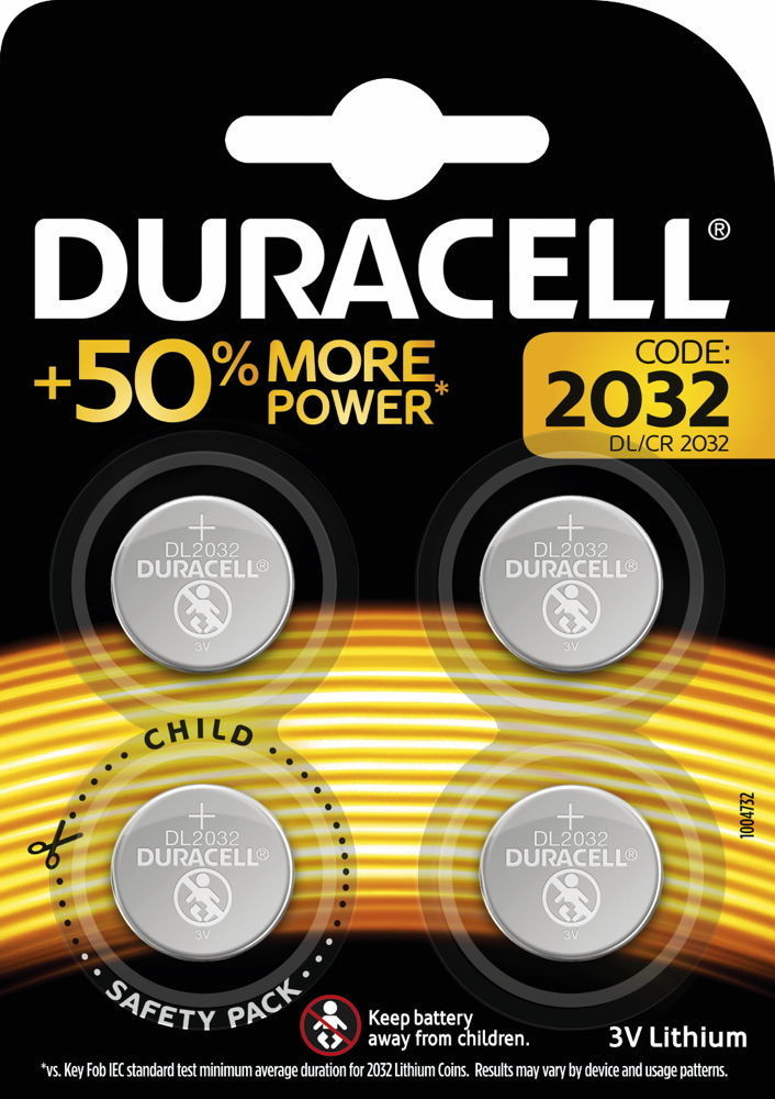 Piles boutons au lithium Duracell Simply 2032 - Duracell FR