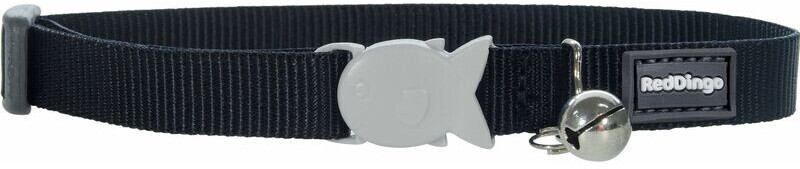 Red Dingo Collier pour chat Cat Collar uni Black Red Dingo Collier pour chat Cat Collar uni Black