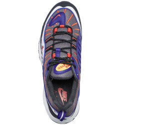 nike air max 98 gunsmoke/laser orange/white/team orange
