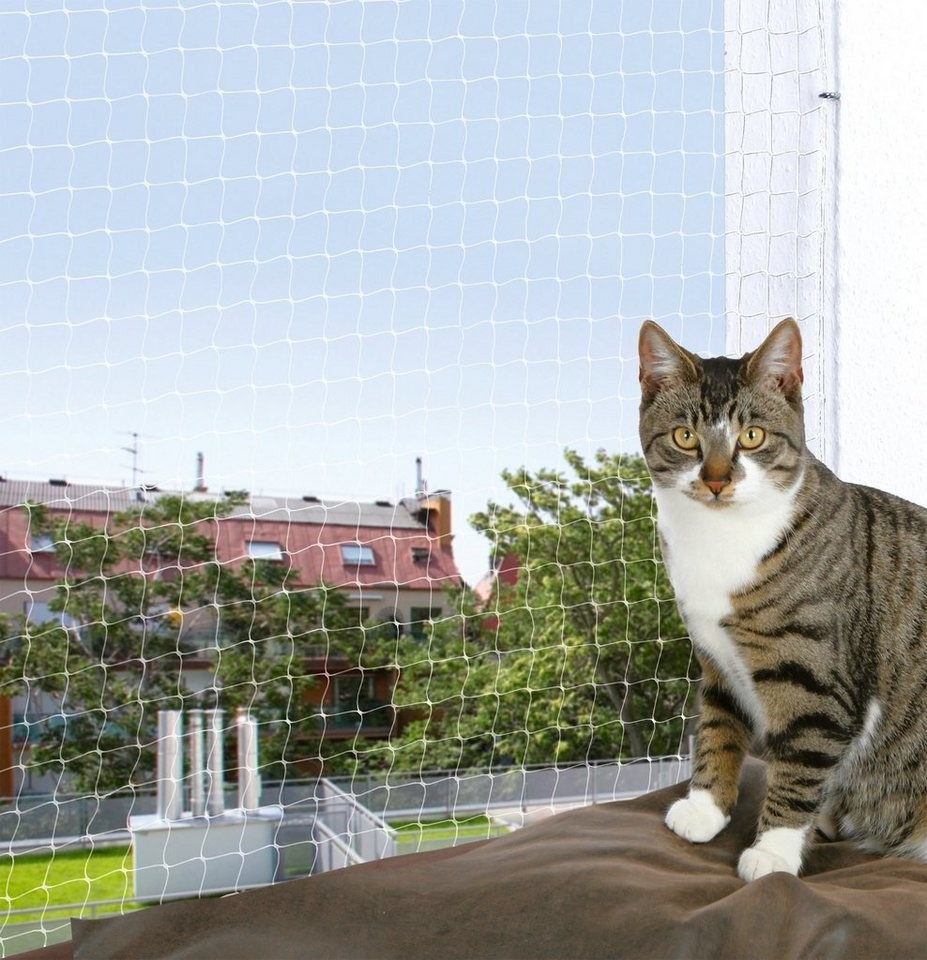 Trixie Filet de protection pour chat 4 x 3 m transparent Trixie Filet de protection pour chat 4 x 3 m transparent