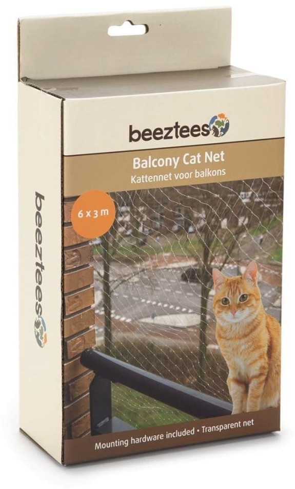 Beeztees Balcony Cat Net 6x3m transparent