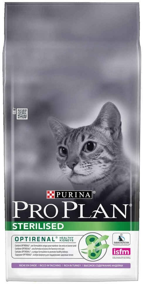 Purina Pro Plan OptiRenal Sterilised dinde (10 kg)