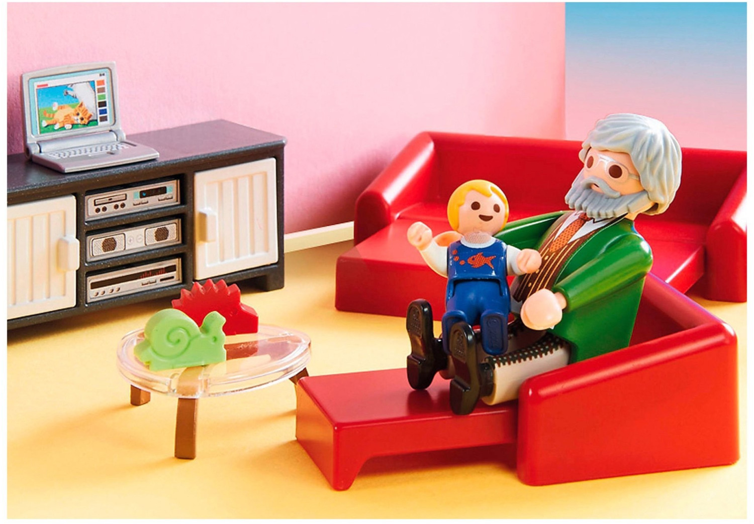 Playmobil - Cuisine Aménagée+Grande Maison Traditionnelle- Dollhouse