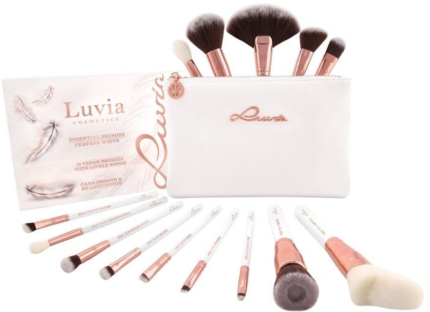 Luvia Essential Brushes Feather White Set