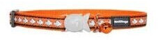 Red Dingo Collier pour chat poisson réfléchissant orange