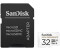 SanDisk High Endurance microSDHC 32GB + SD-Adapter