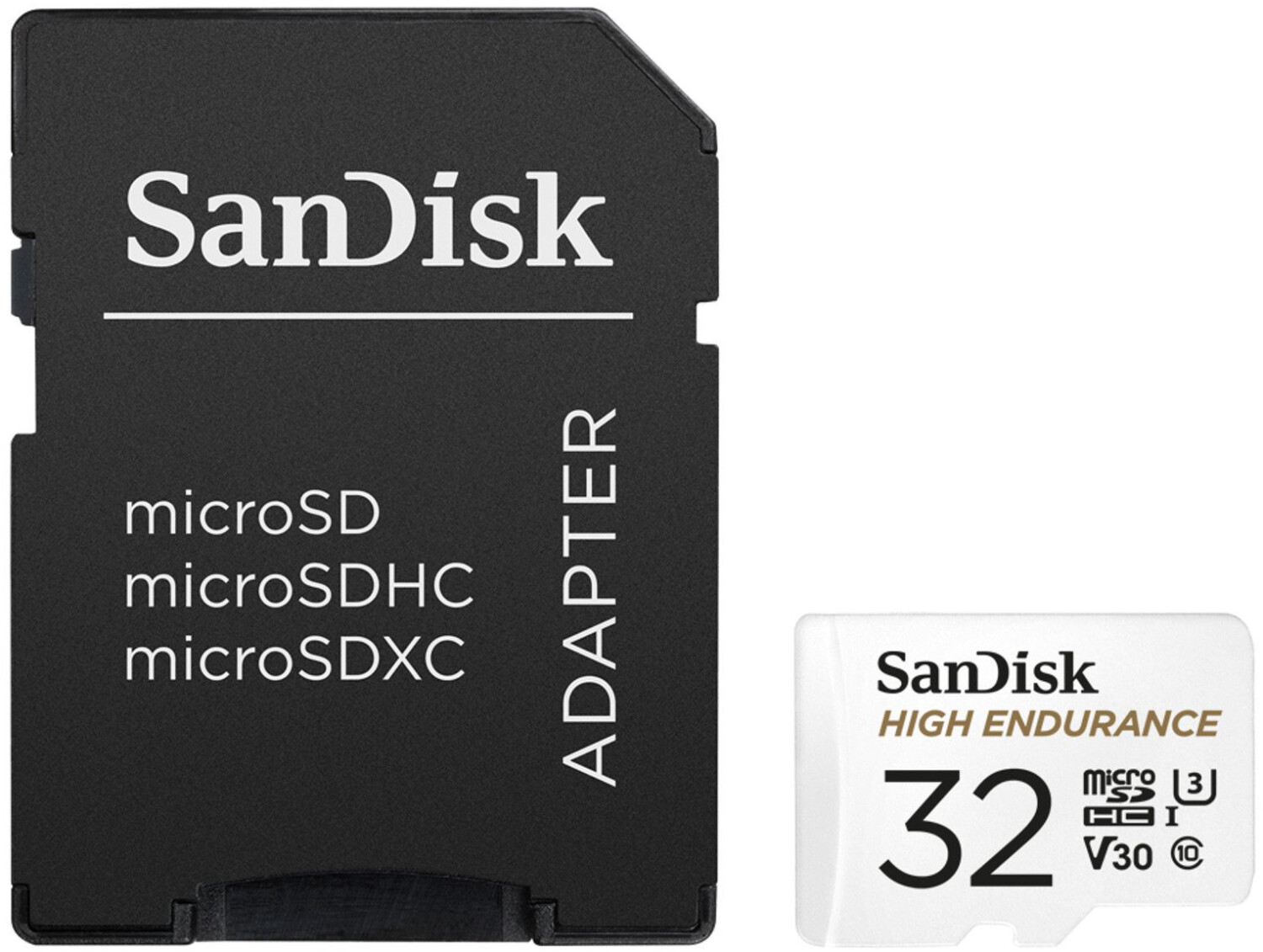 SanDisk High Endurance microSDHC 32GB + SD-Adapter