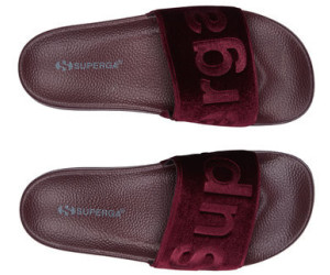 Superga velvet slides Clearance