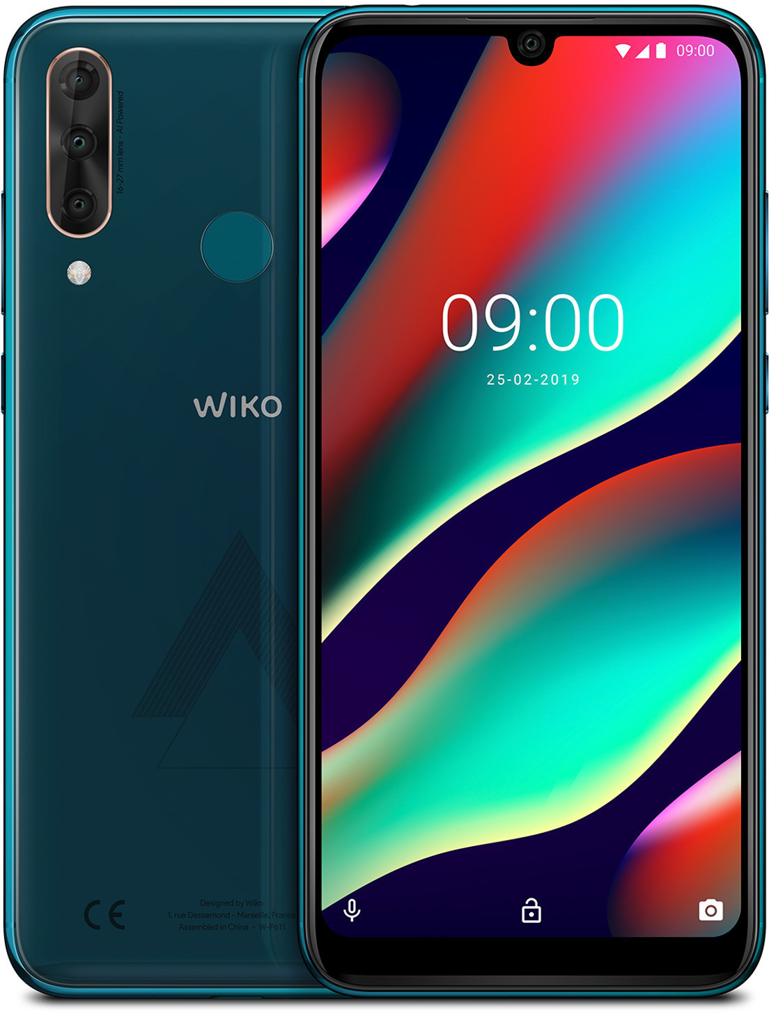 Wiko View 3 Pro 6 Go 128 Go ocean