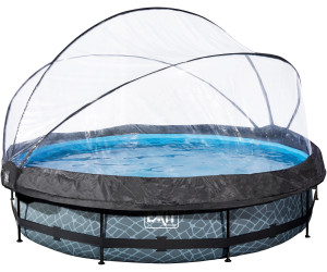 Exit Exit Stone Pool O 360 X 76 Cm Mit Abdeckung Ab 429 00 Juli