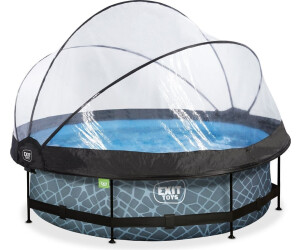 Exit Toys Stone Pool 300x76cm Grau 30 32 10 00 Ab 295 86 Preisvergleich Bei Idealo De