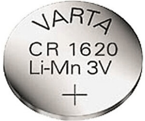 Pile bouton Lithium type CR 1220 VARTA, tension : 3 Volts