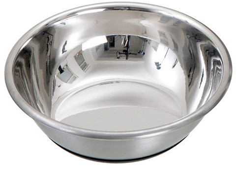Flamingo Gamelle pour chat Selecta argent 13 cm 300 ml (43084)