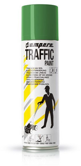 a.m.p.e.r.e. Industrie SASU Traffic Paint Traçage au sol 500 ml vert
