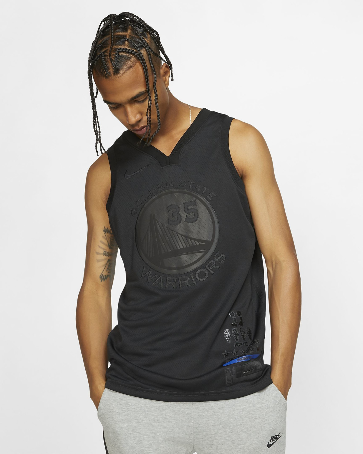 Nike Kevin Durant Golden State Warriors Trikot MVP ...