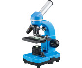 Carson MicroMini microscope de poche, grossissement de 20x, bleu