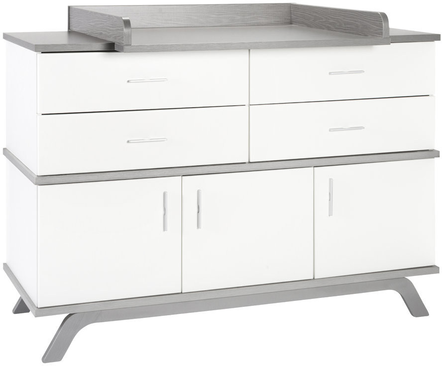 Schardt Changing Unit Vicky Grey White