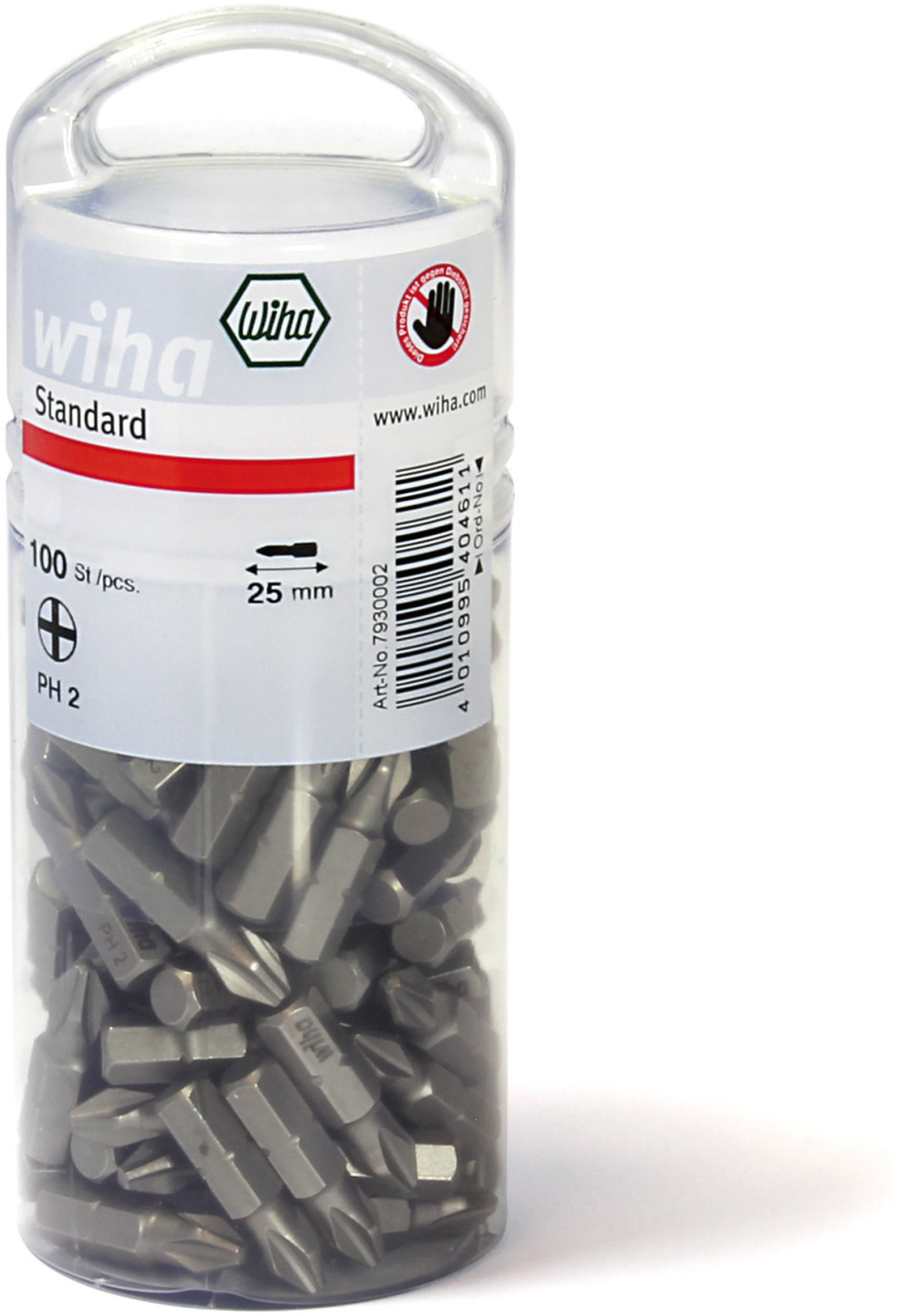 Wiha Standard (25mm) - 100 Parts (7930009)