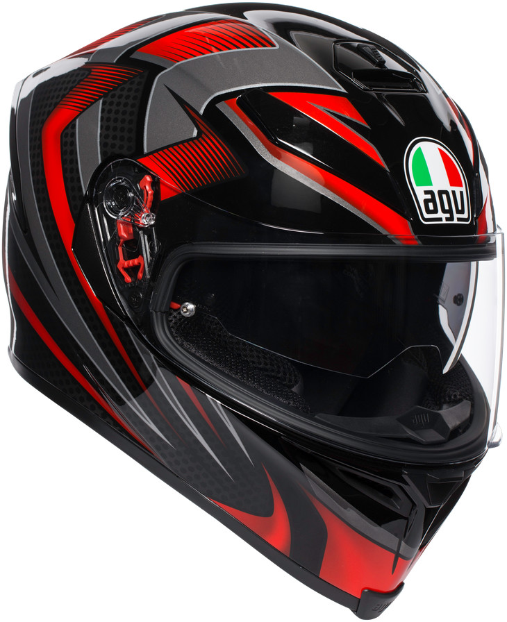 AGV K-5 S Hurricane 2.0 Black/Red