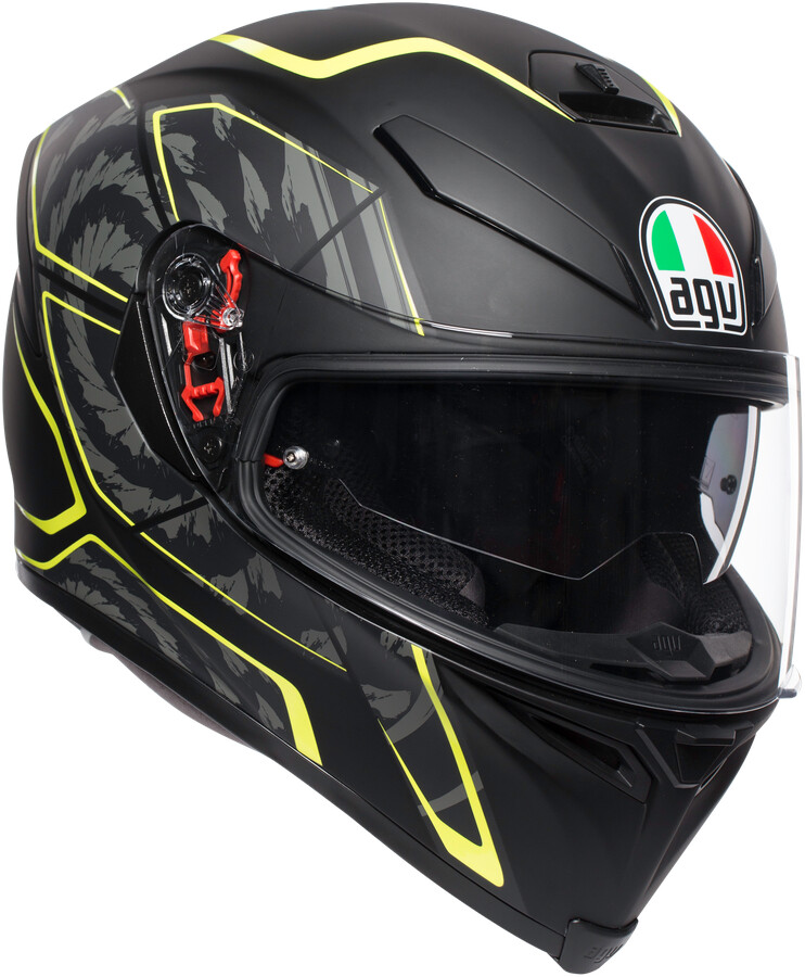 AGV K-5 S Tornado Black/Yellow