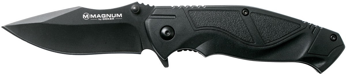 Böker Magnum Advance Pro 42  (one hand, black finish, black)