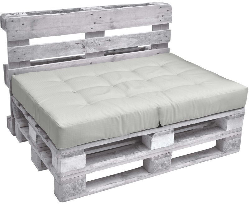 Beautissu Coussin palette assise 120 x 80 x 15 cm