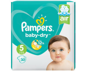 Familielid Profetie kaas Pampers Baby Dry Gr. 5 (11-16kg) 30 St. ab 14,27 € | Preisvergleich bei  idealo.de