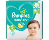 PAMPERS Baby-dry couches taille 5 (11 à 16kg) 40 couches pas cher 