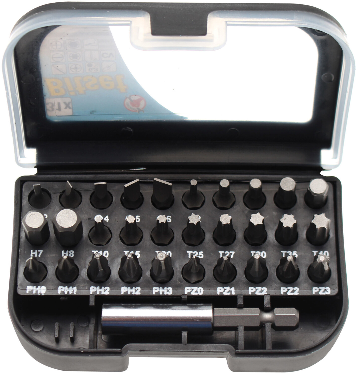 Kraftmann 20820 Bit Set - 31 parts