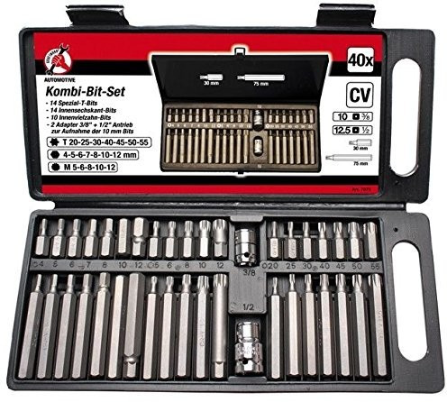 Kraftmann 7073 Bit Set - 40 parts