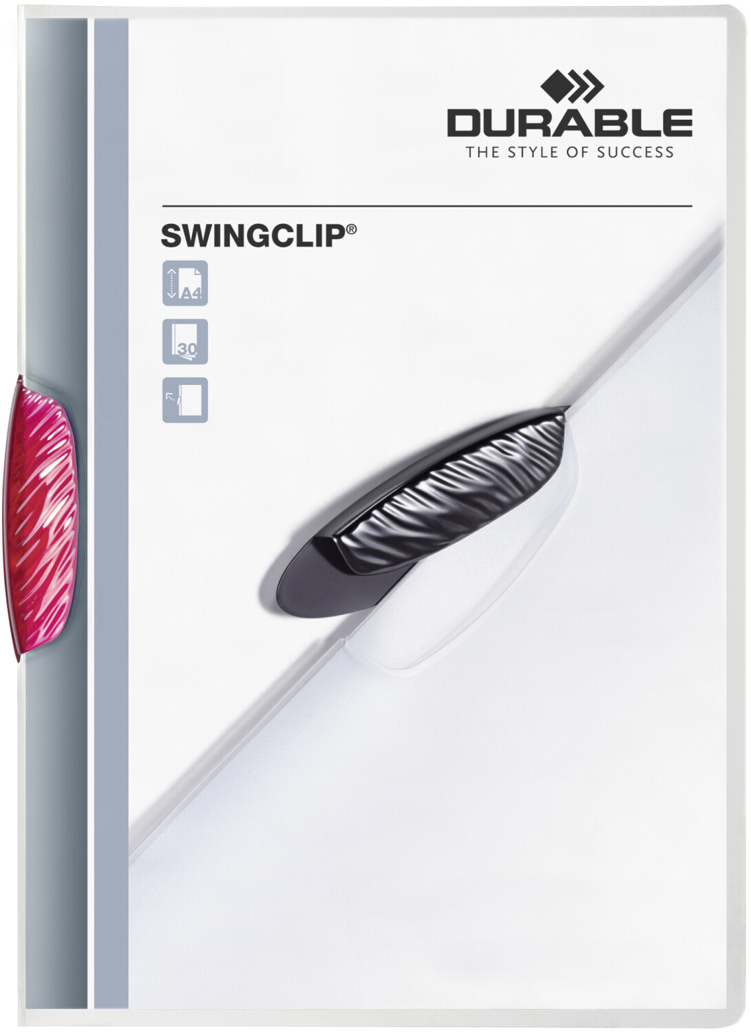 DURABLE SWINGCLIP A4 (226035) Crimson (Pack of 25)